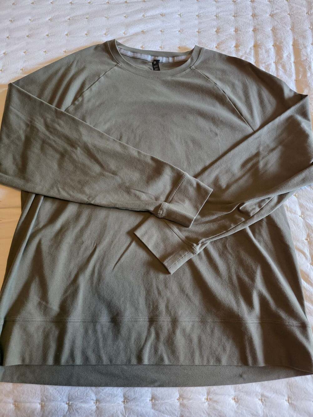 Lululemon Pima Cotton Blend Crewneck Long Sleeve Sweatshirt